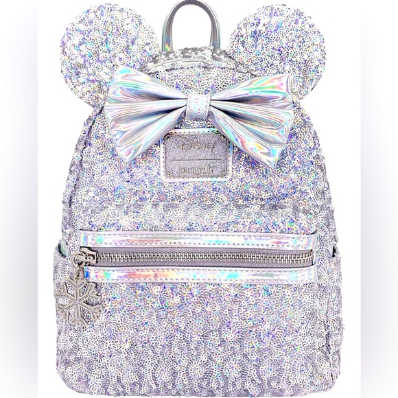 Loungefly X LASR Exclusive Holographic Sequined Backpack - Picture 1 of 5